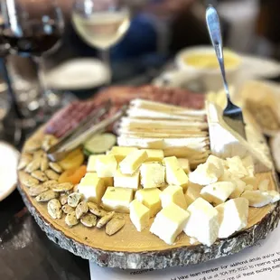 Charcuterie plate, good but very overpriced