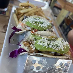 Shrimp tacos