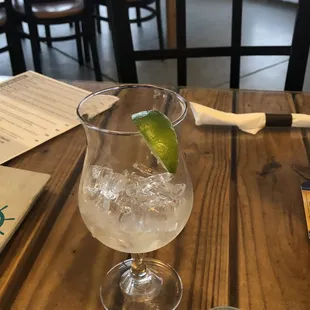 Empty margarita... $5 all day Saturday