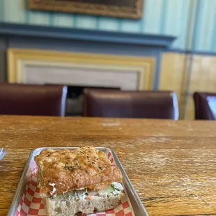 Vegan cucumber sandwich