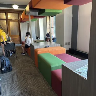 Study/work spots! The most comfy study chairs with different height levels.