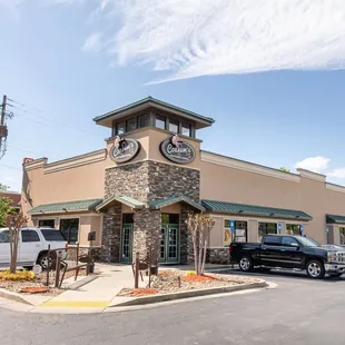 the outside of the building