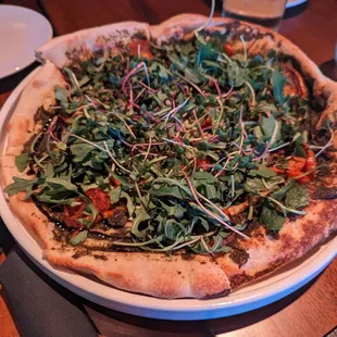 Flatbread with arugula