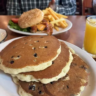Fresh Blueberry Pancakes