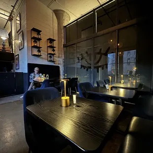 a man sitting at a table