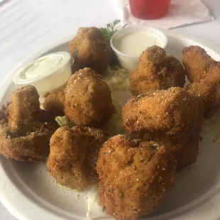 Fried mushrooms