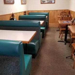 Some of the seating area