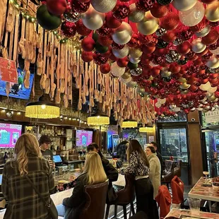 Decked out bar