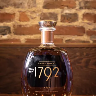 a bottle of 1792 bourbon