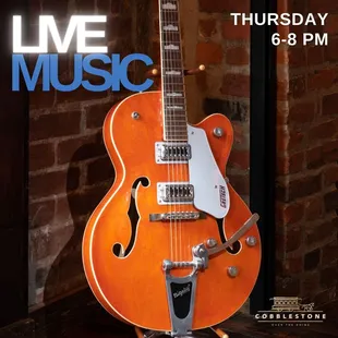 Drop by for some Live Music every Thursday night from 6-8pm.  We will have rotating musicians every Thursday.