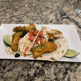 Fried Avocado Tacos