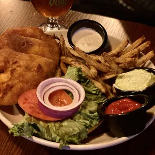 Sun King Beer Battered Whitefish