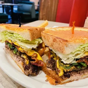 Famous Frisco burger