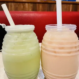 Cucumber and horchata Fresca