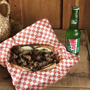 Our  fabulous ribeye steak sub