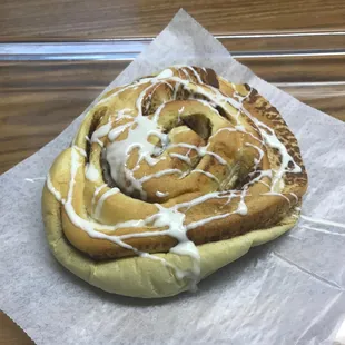 Try one of our homemade  cinnamon rolls   Made freshly daily