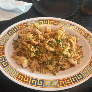 Spicy Shrimp Fusilli