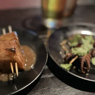 Baby Octopus Yakitori