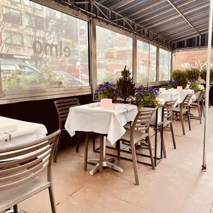Outdoor seating