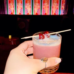 Midnight whiskey sour