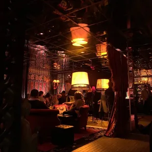 people sitting in the lounge area