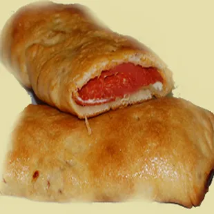 the inside of a pastry