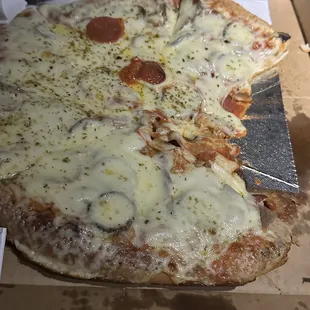 a pizza in a box
