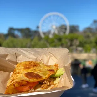 quesadilla: pollo pibil/pulled chicken (05/2022)