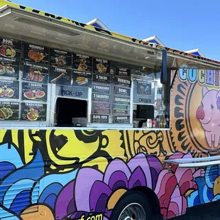 Awesome Yellow Submarine-inspired bright graphics, love!