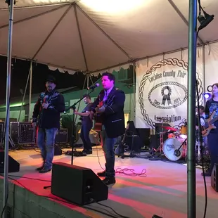 Branch &amp; Dean performing at the 2017 Cochise County Fair.