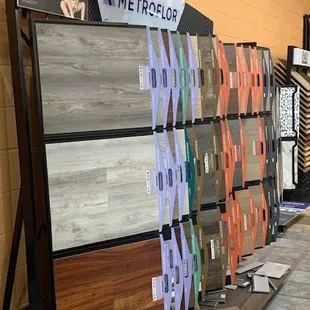 We have an extensive selection of Vinyl Plank in our showroom for your convenience.