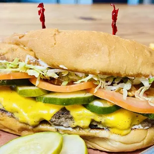 burgers, food