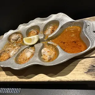 Wood - fired Oysters