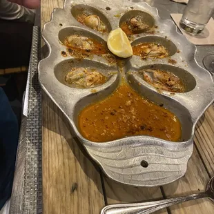 Charbroiled oysters