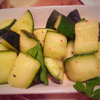 Cucumbers & Herbs in Vinegar
