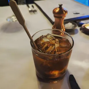 Smoked orange old fashioned