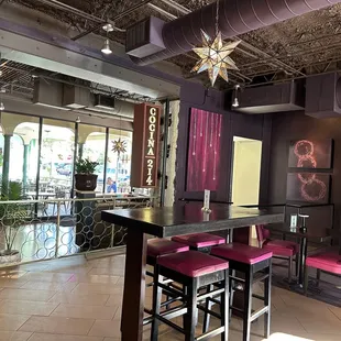 the interior of a restaurant