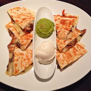 Cheese and Mushroom Quesadilla