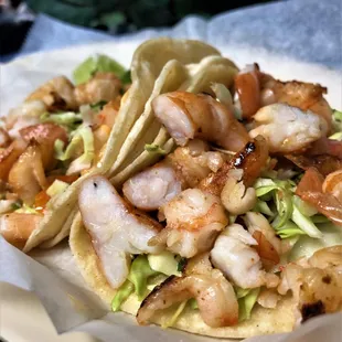 Tacos de Camaron Are a must try!