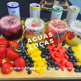 Made from Stella Sparkling wine and Fresh Agua fresco, these are super refreshing