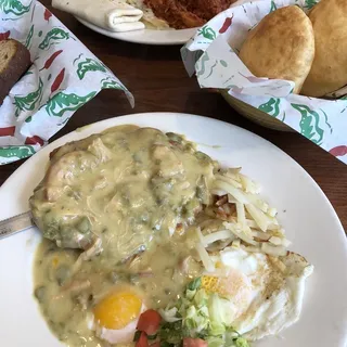 Chicken Fried Steak and Eggs