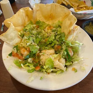 Shrimp Taco Salad