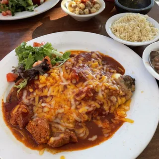 Carne Adovada Relleno Plate