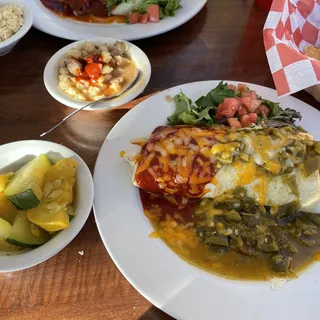Brisket Burrito Plate