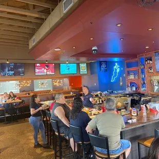 Bar inside main room