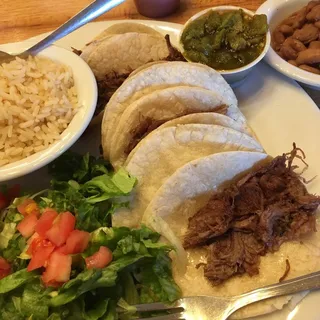 Brisket Taco Plate