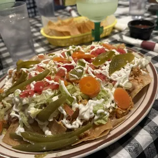 Chicken Nachos &amp; Blended Margaritas