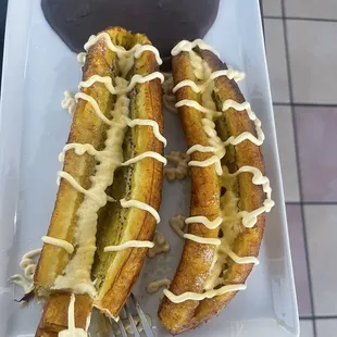 Plata is Fritos. Delicious!