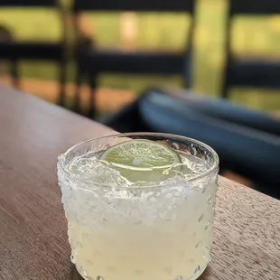 Chiwarita - sotol based margarita.  A very good cocktail.