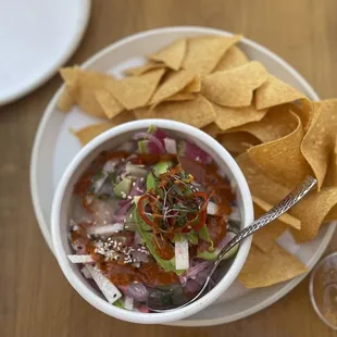 Tuna ceviche